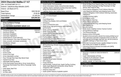 2024 Chevrolet Malibu FWD 1LT