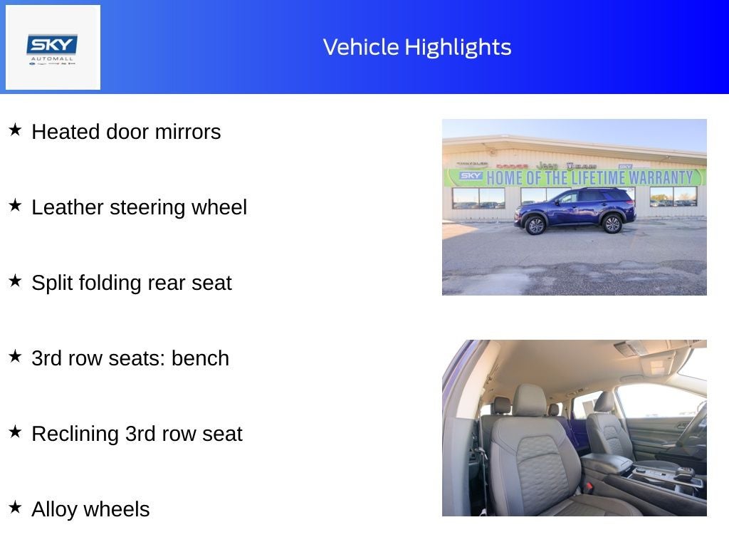 2025 Nissan Pathfinder SV 4WD