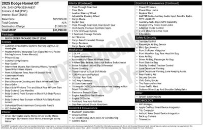 2025 Dodge Hornet GT AWD
