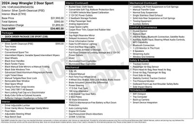 2024 Jeep Wrangler Sport