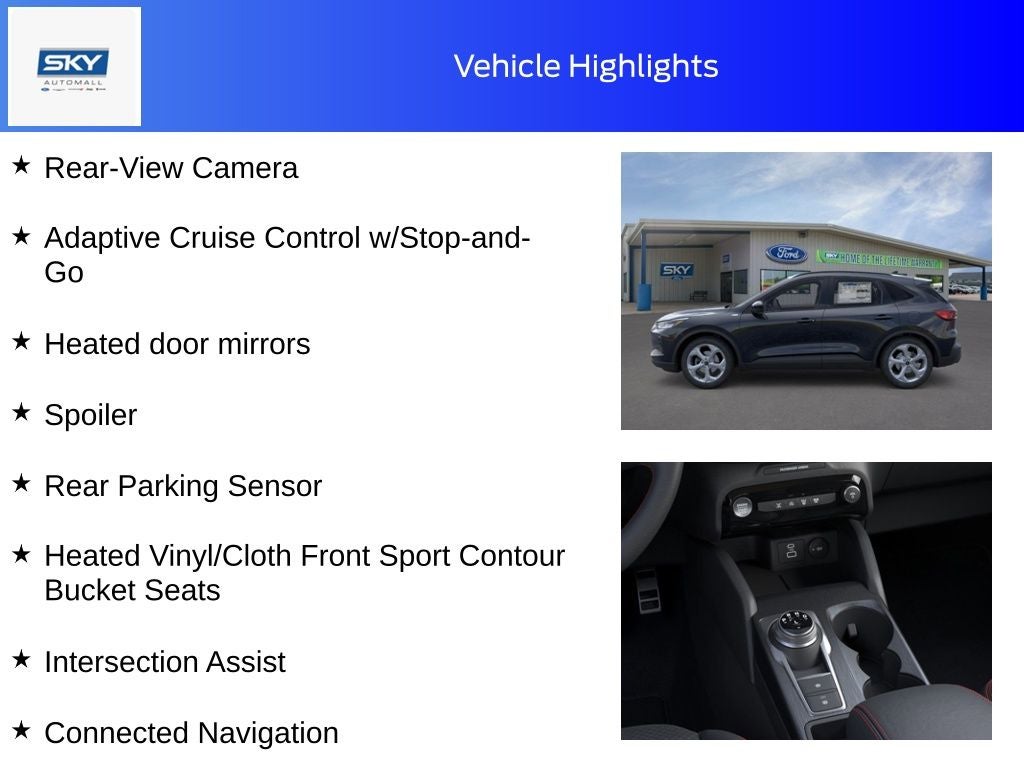 2025 Ford Escape Hybrid ST-Line Select