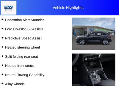 2025 Ford Escape Hybrid ST-Line Select