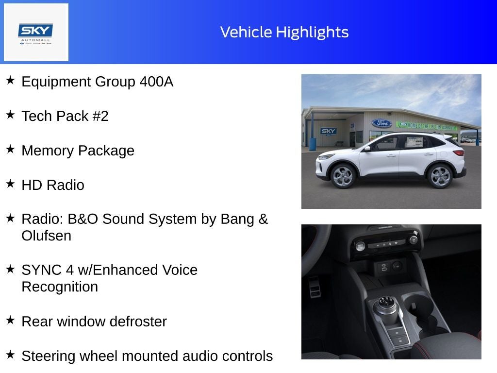 2025 Ford Escape Hybrid ST-Line Select