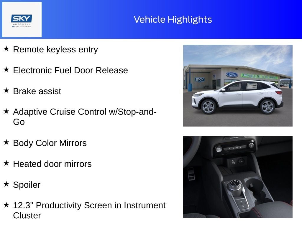 2025 Ford Escape Hybrid ST-Line Select