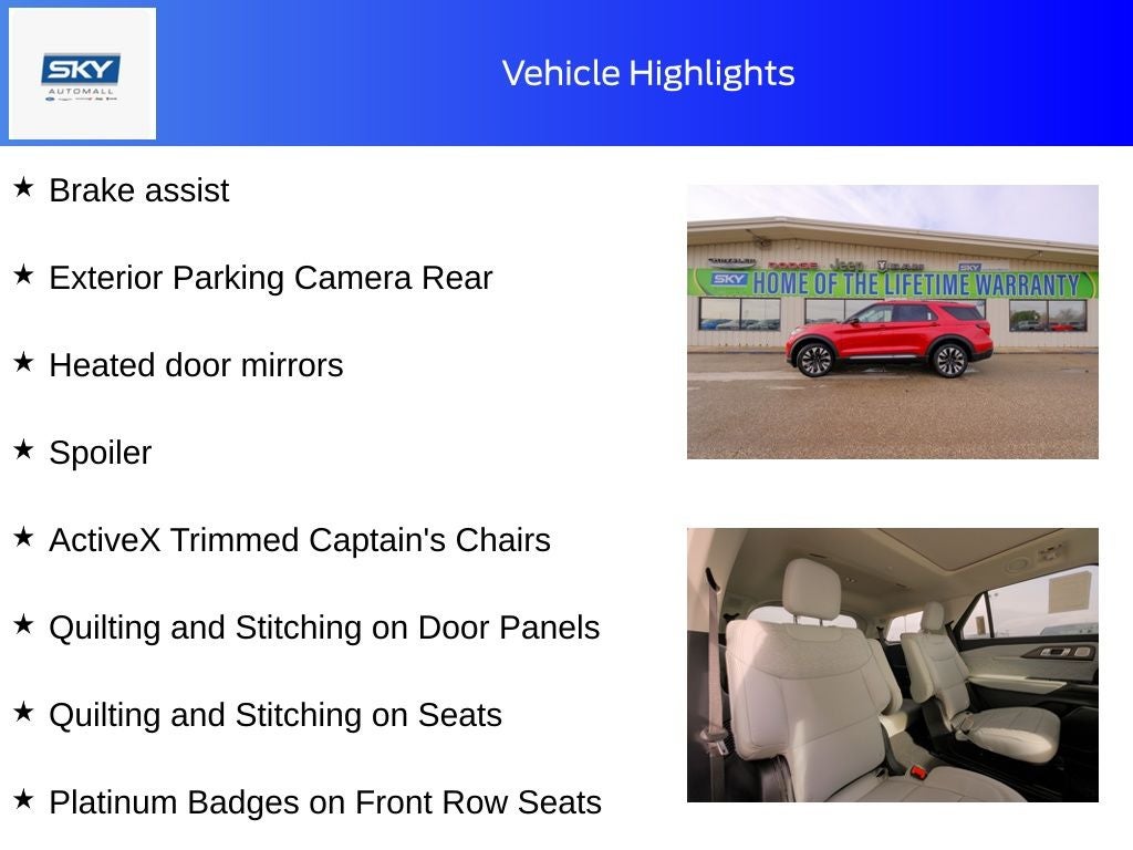 2026 Ford Explorer Platinum