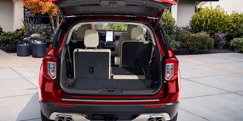 Liftgate of Ford Explorer.