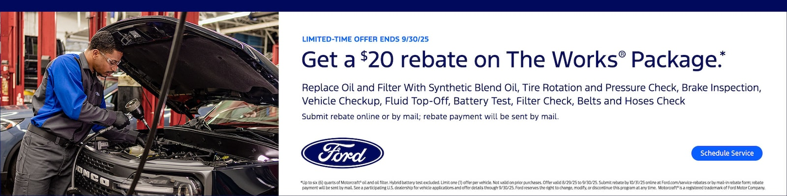 Get a $20 rebate at Sky Ford of Newhall in Newhall IA